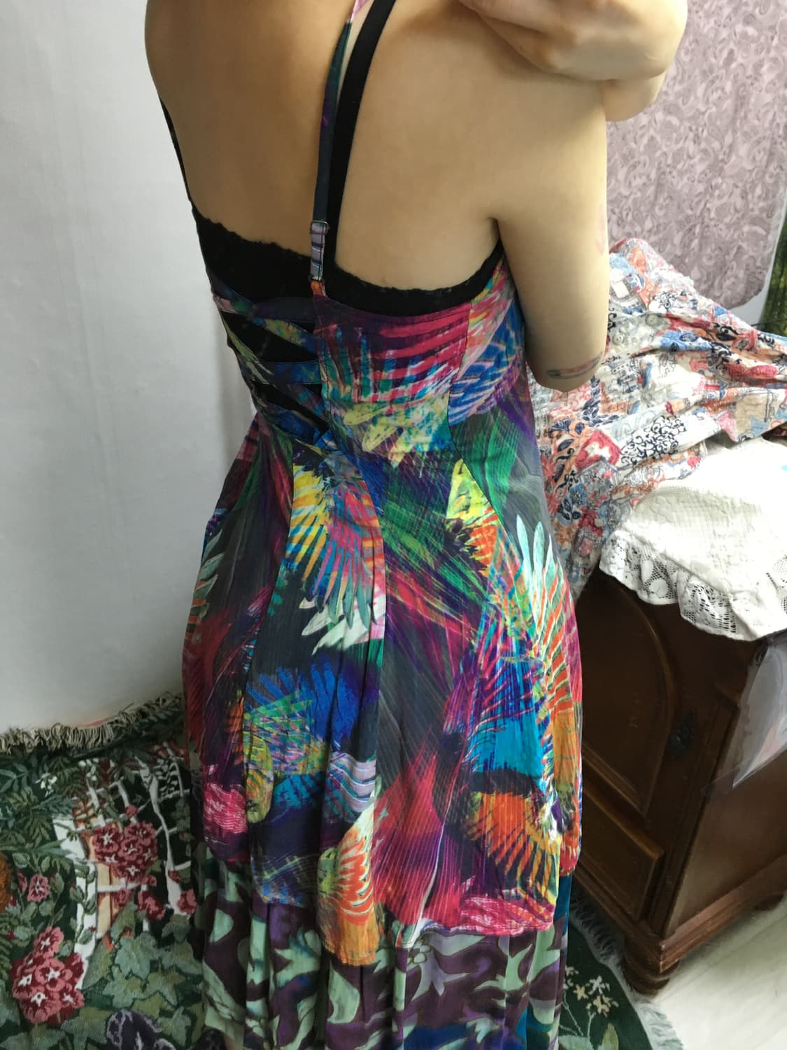 보헤미안 에스닉 후드 상의 상품이미지8