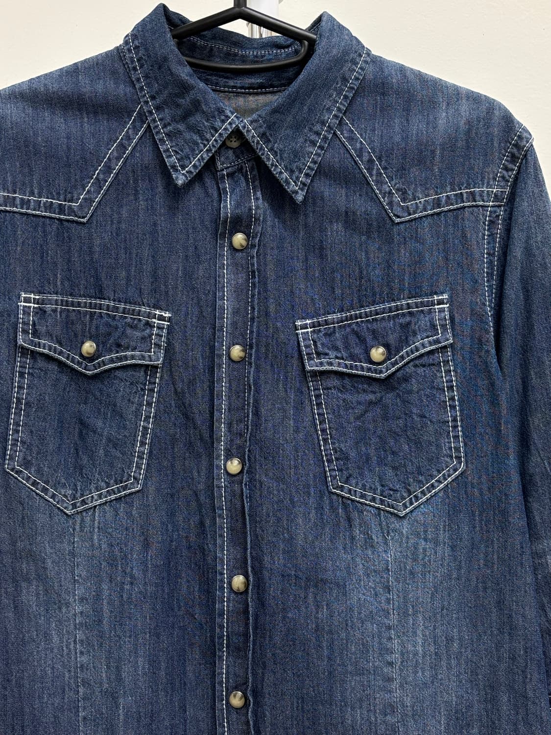 빈티지 웨스턴 데님 셔츠 상품이미지7
