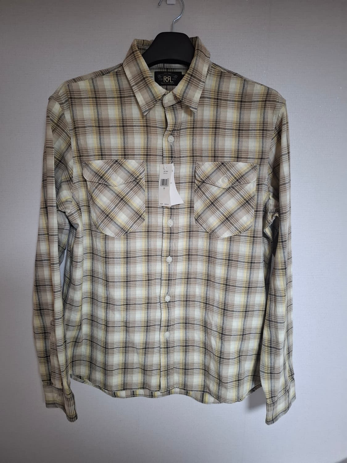 L RRL 플래드 트윌 체크 워크 셔츠 남방 상품이미지1