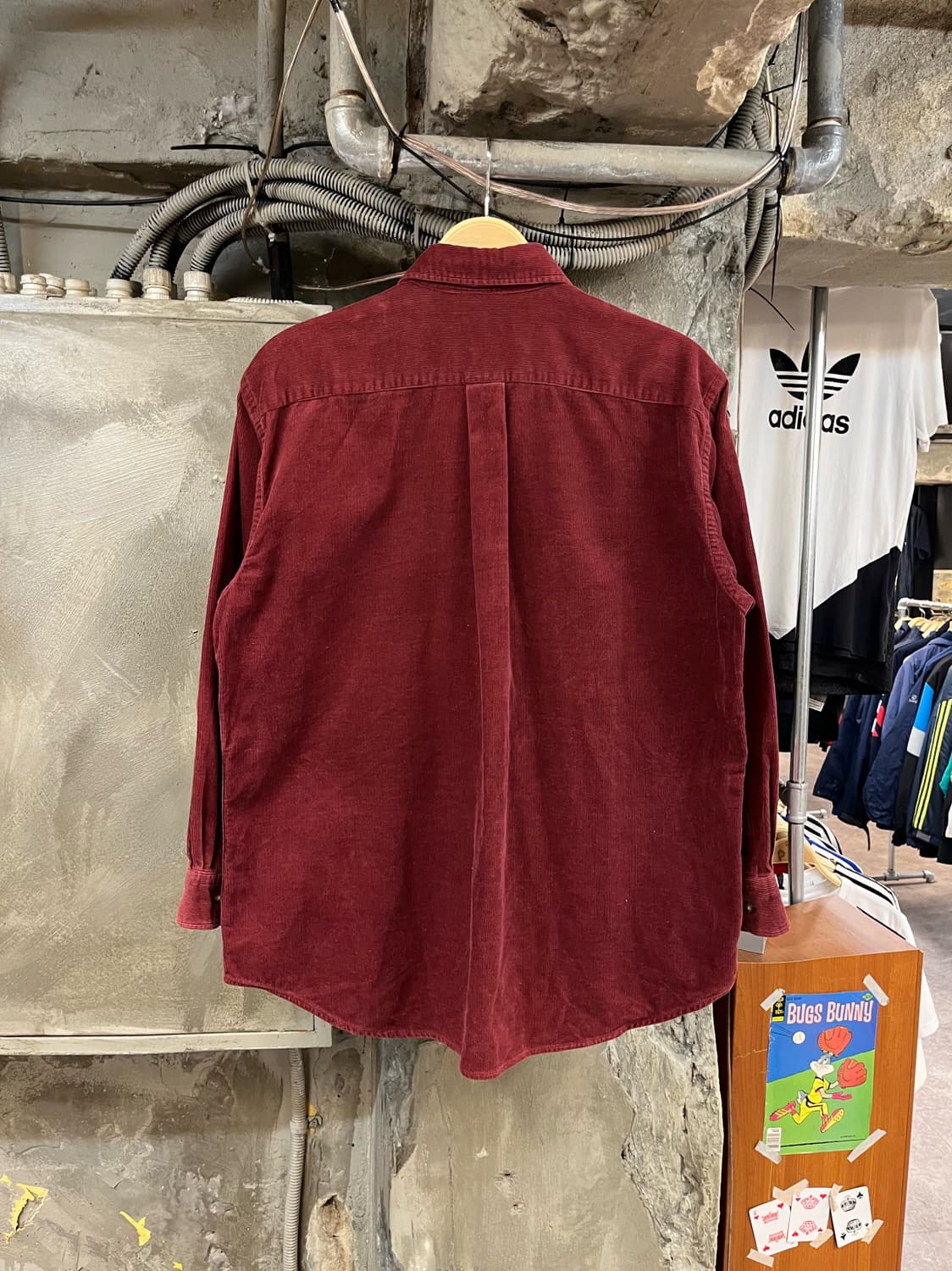 빈폴 코듀로이 셔츠 버건디 95 #csz2729  상품이미지2