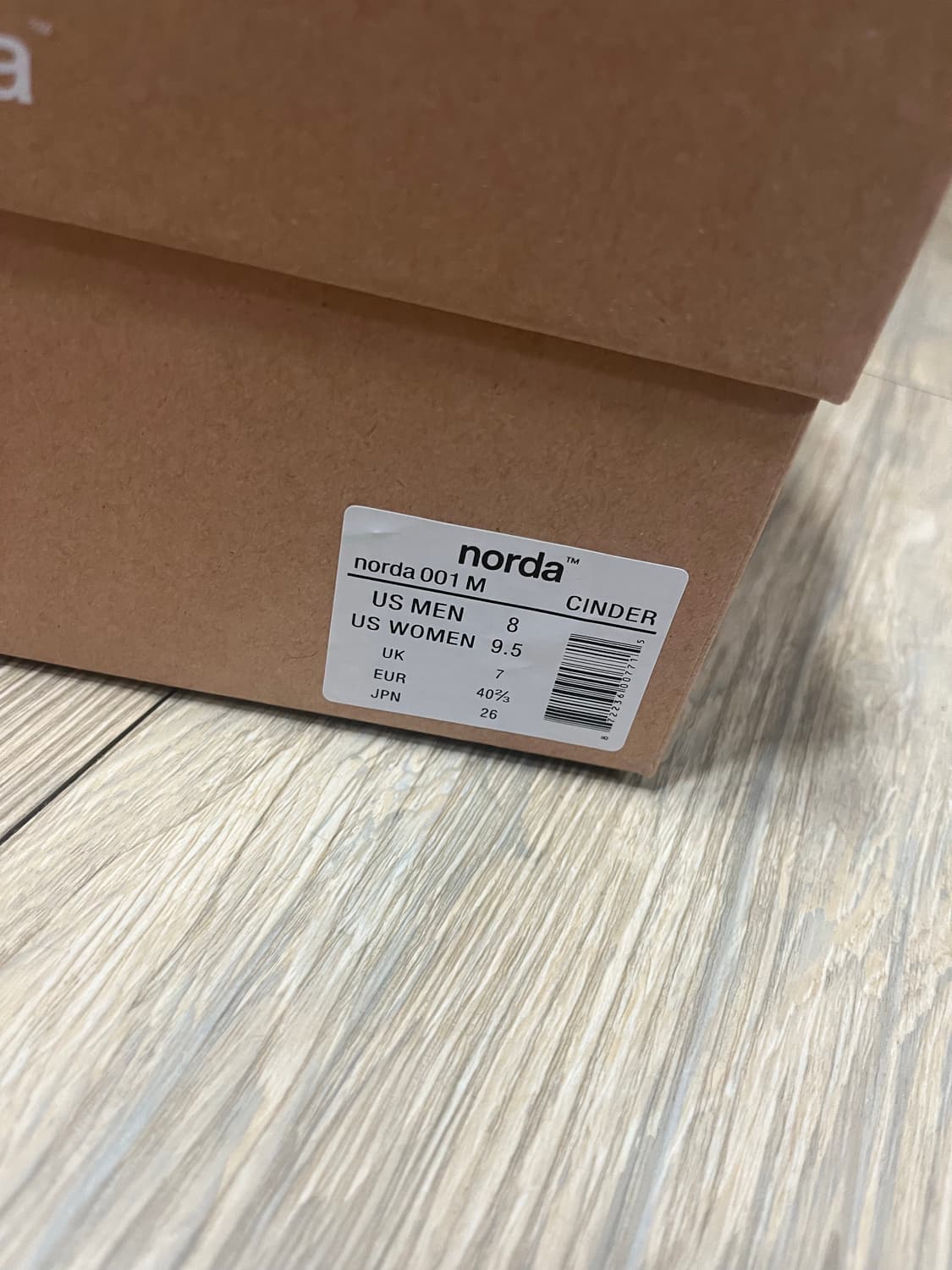 Norda 001 신더 US men 8사이즈 상품이미지3