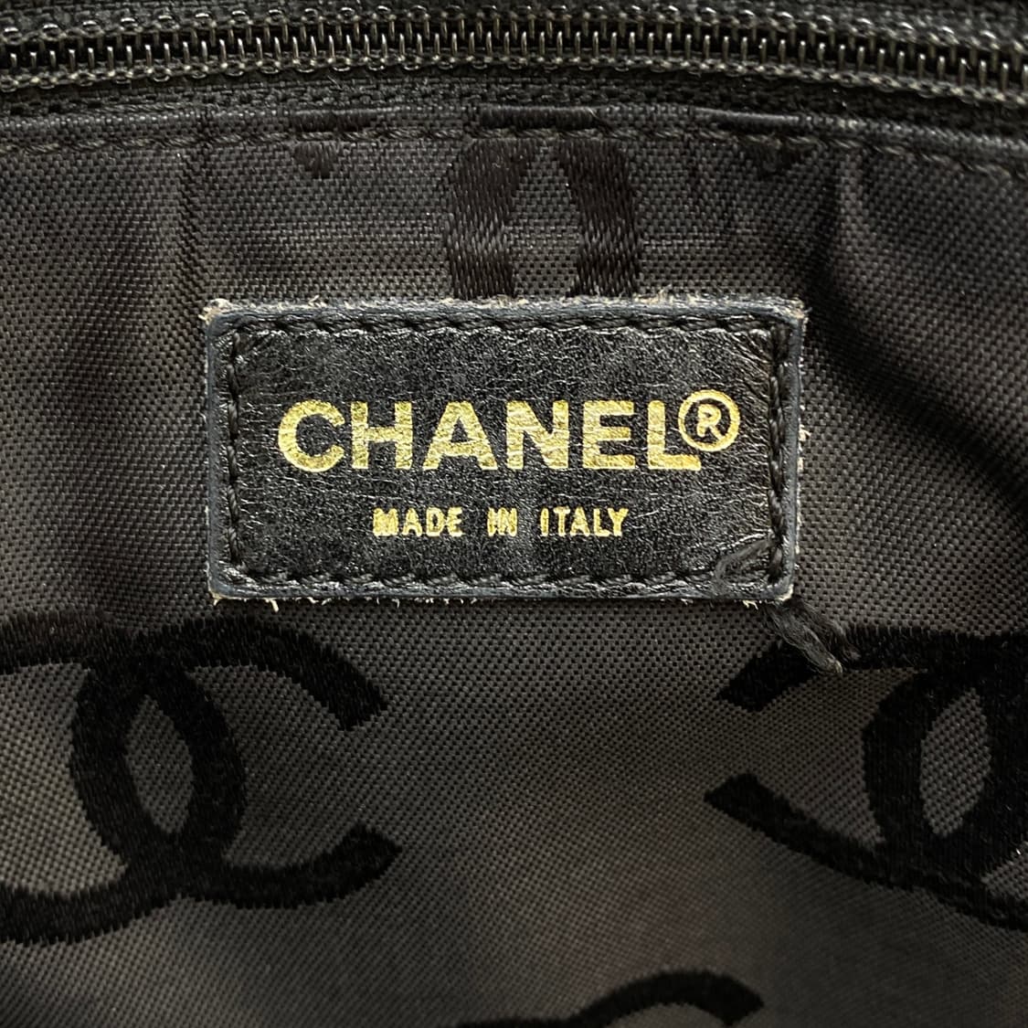 샤넬 빈티지 와일드 스티치 토트백 블랙 상품이미지9