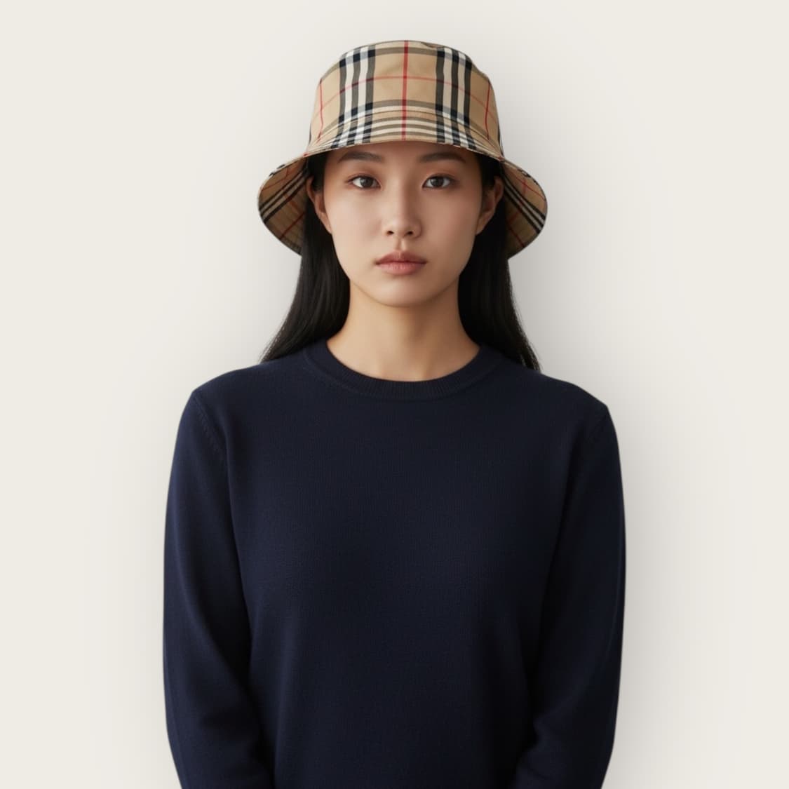 버버리 신형 화이트라벨 버킷햇 상품이미지1