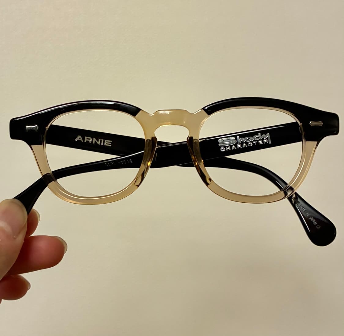 (44-22)쉐이디캐릭터 아르니 패치워크 투톤 아넬 안경 줄리어스타르트 상품이미지2