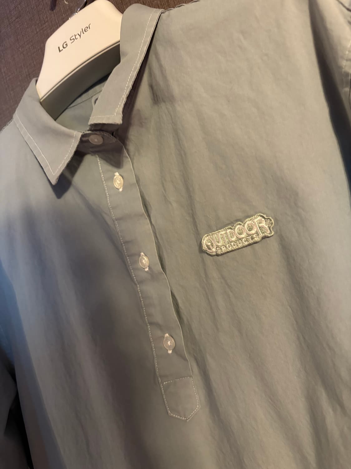 OUTDOOR 셔츠형 원피스 FREE 상품이미지2