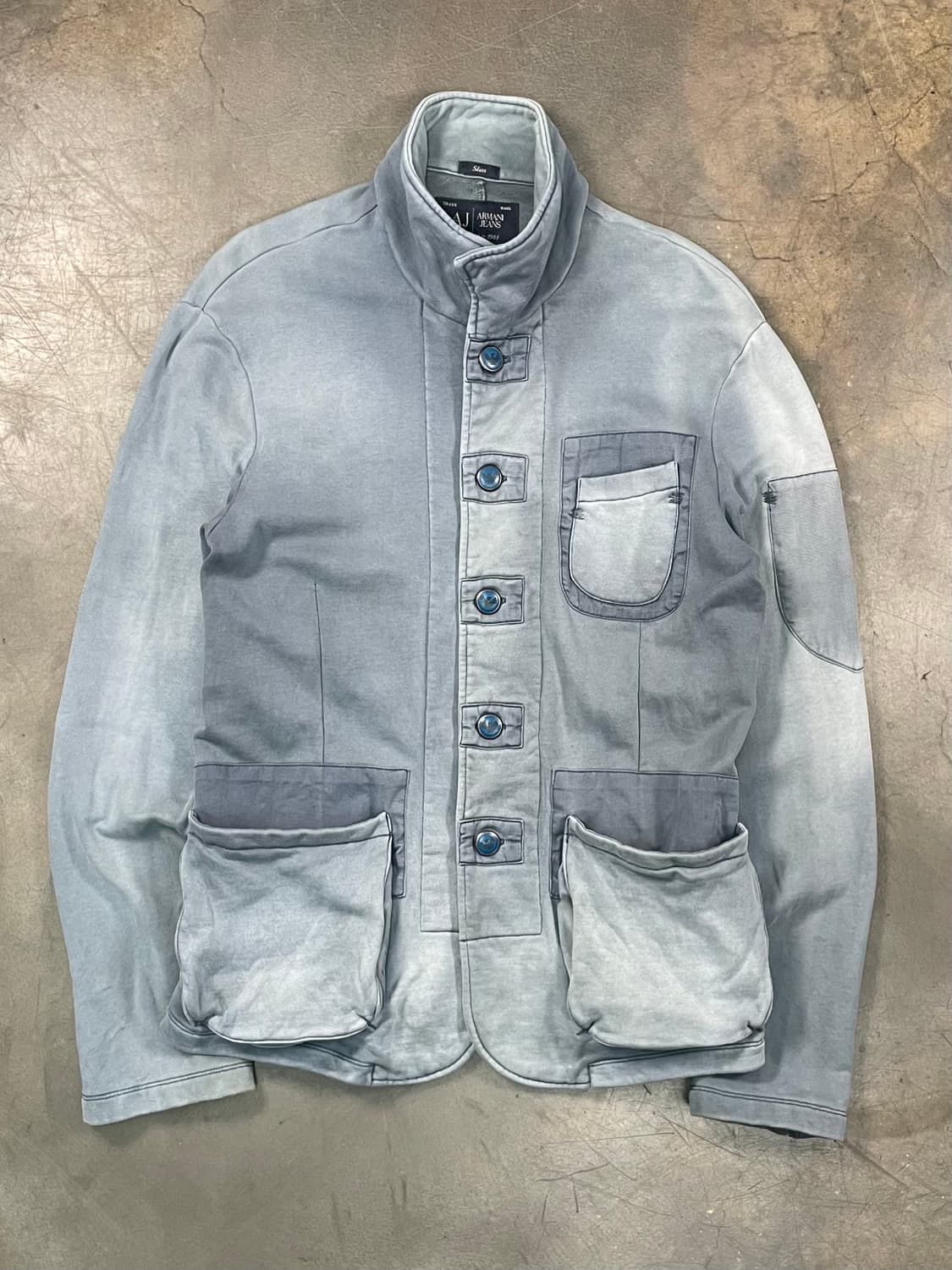 아르마니 진 페이딩 코튼 자켓 상품이미지1