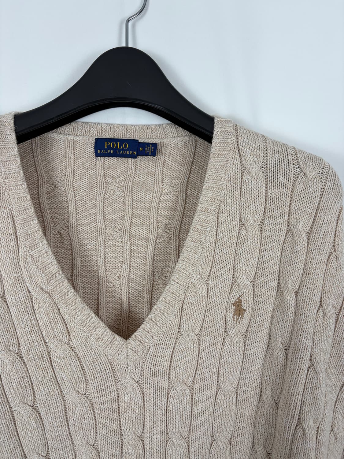 a200) 폴로랄프로렌 포니 브이넥 케이블니트 상품이미지2