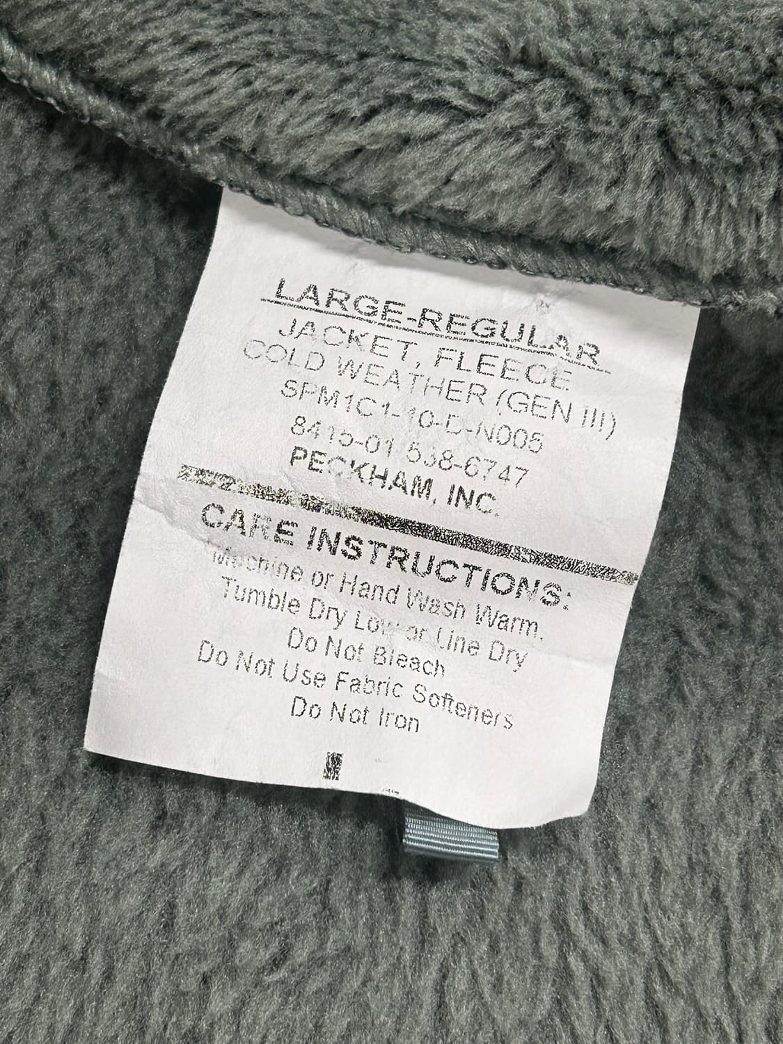 미군 Ecwcs level 3폴라텍 플리스 자켓 [L-R] 상품이미지6