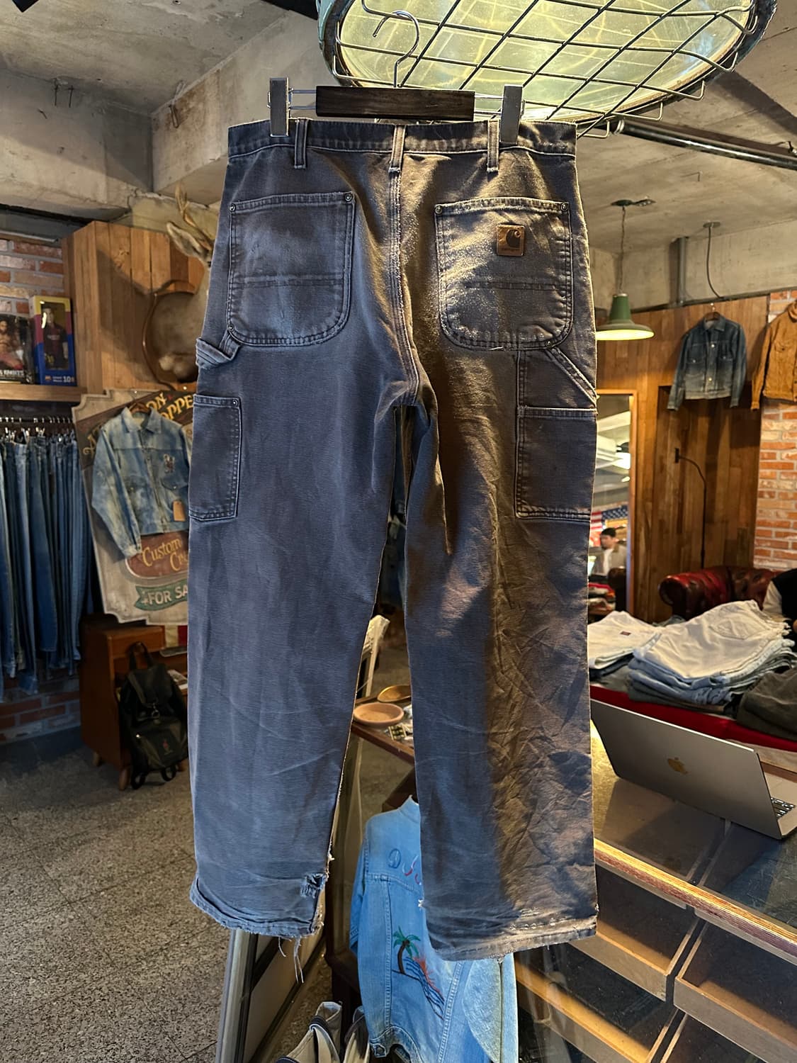 칼하트 B136 DKB 더블니 오리지널 덩가리 핏 워크 팬츠 상품이미지4