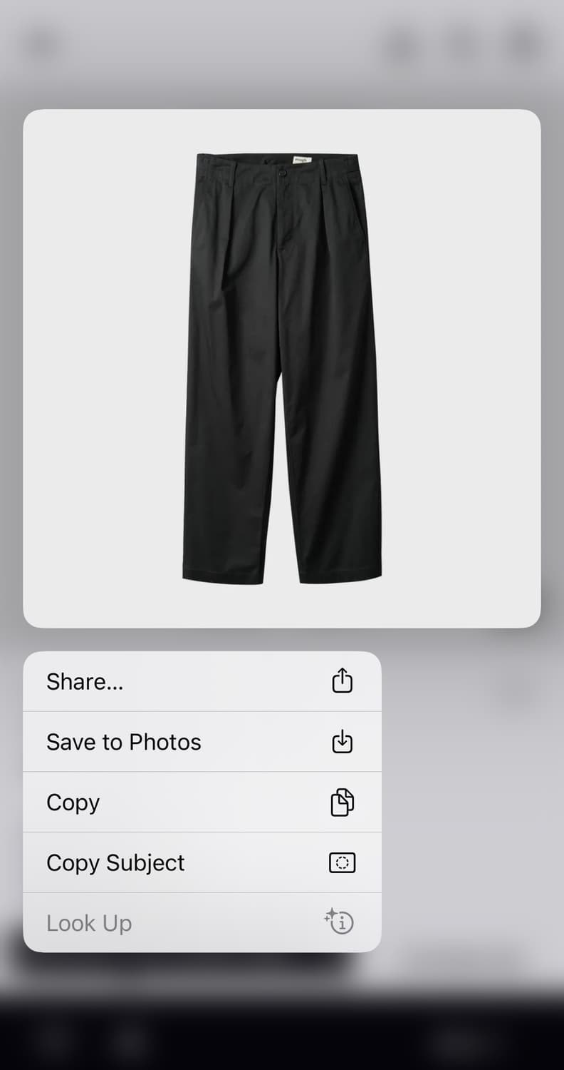 러프사이드 Officer pants Ash Black 상품이미지1