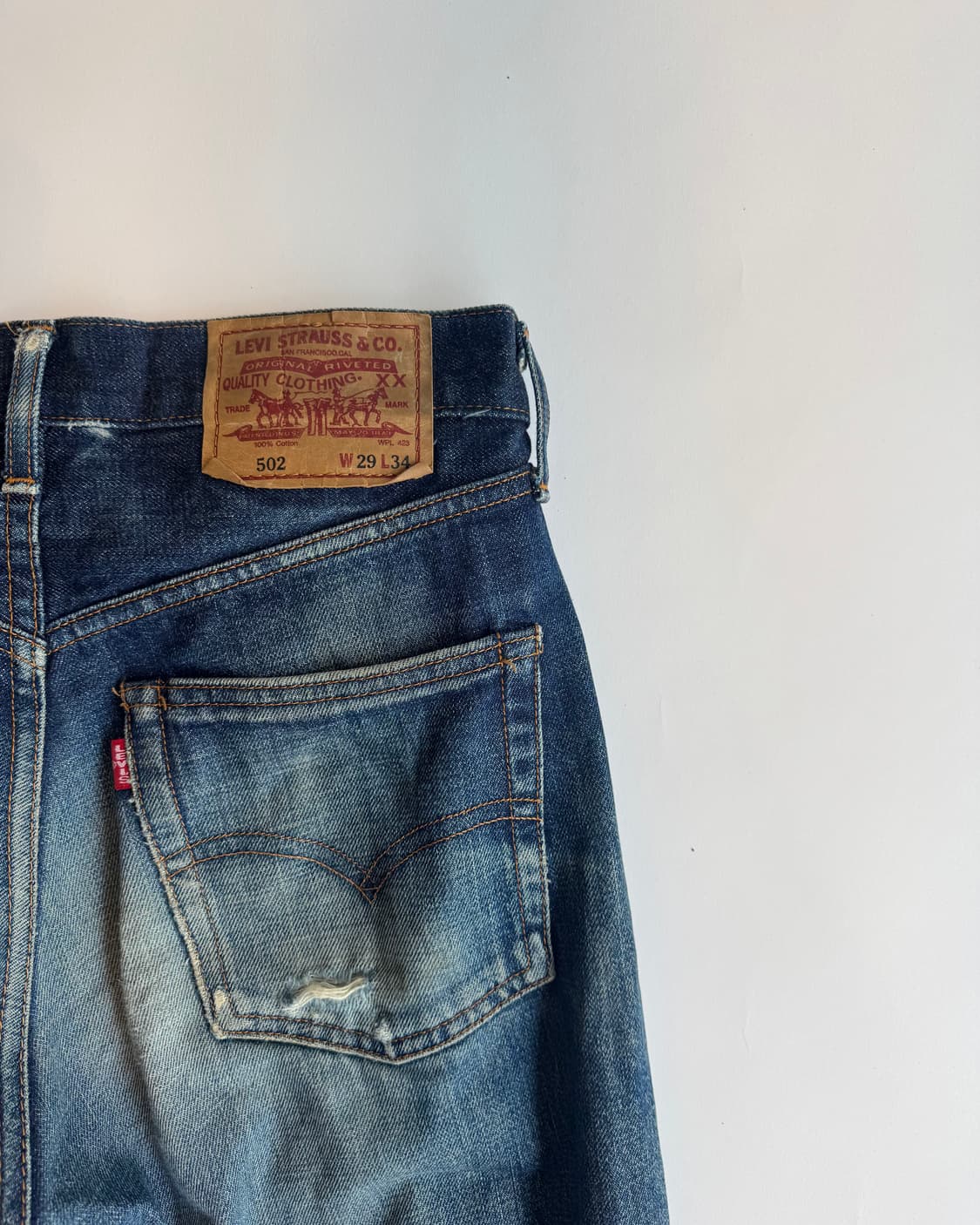 Levi's 502 Tapered Fit Vintage Denim  상품이미지3