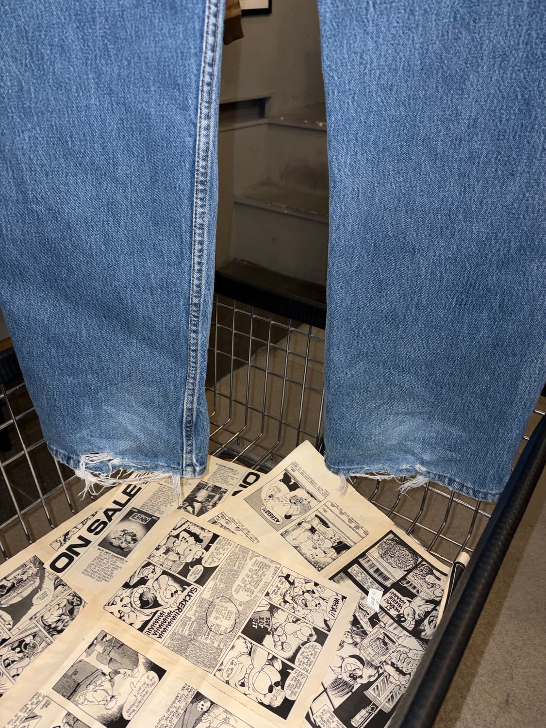 90’s Levi’s 501 523 USA denim pants 상품이미지9