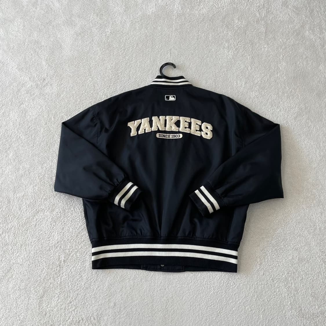 [S] MLB 신형 양키즈 나일론 바시티 블루종 자켓 90 상품이미지6