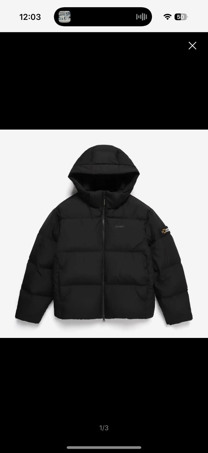 내셔널지오그래픽 후디 다운 점퍼 숏패딩 100 상품이미지1