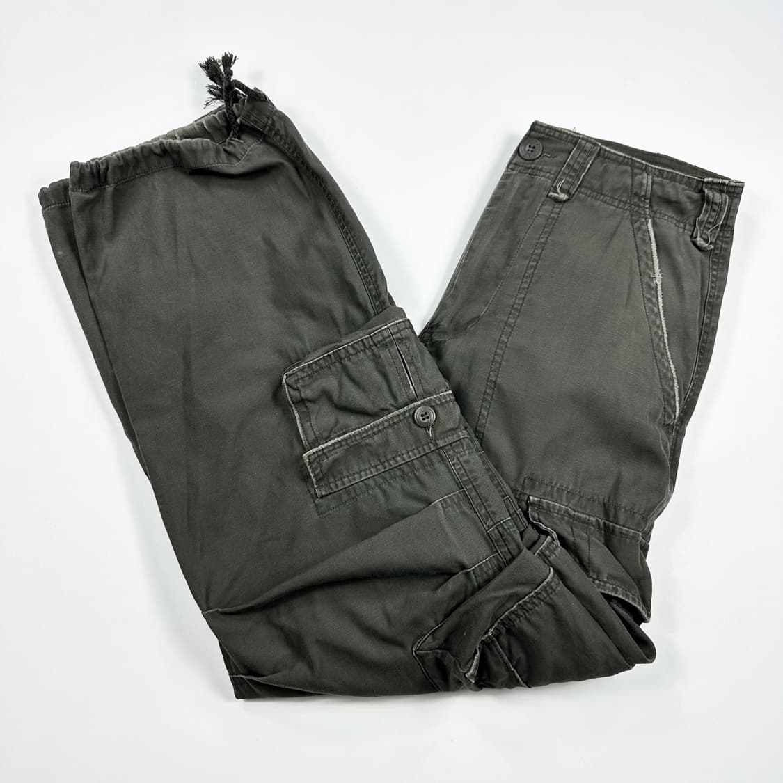 VTG 빈티지 카키 와이드 포켓 카고팬츠 (31인치) 상품이미지2