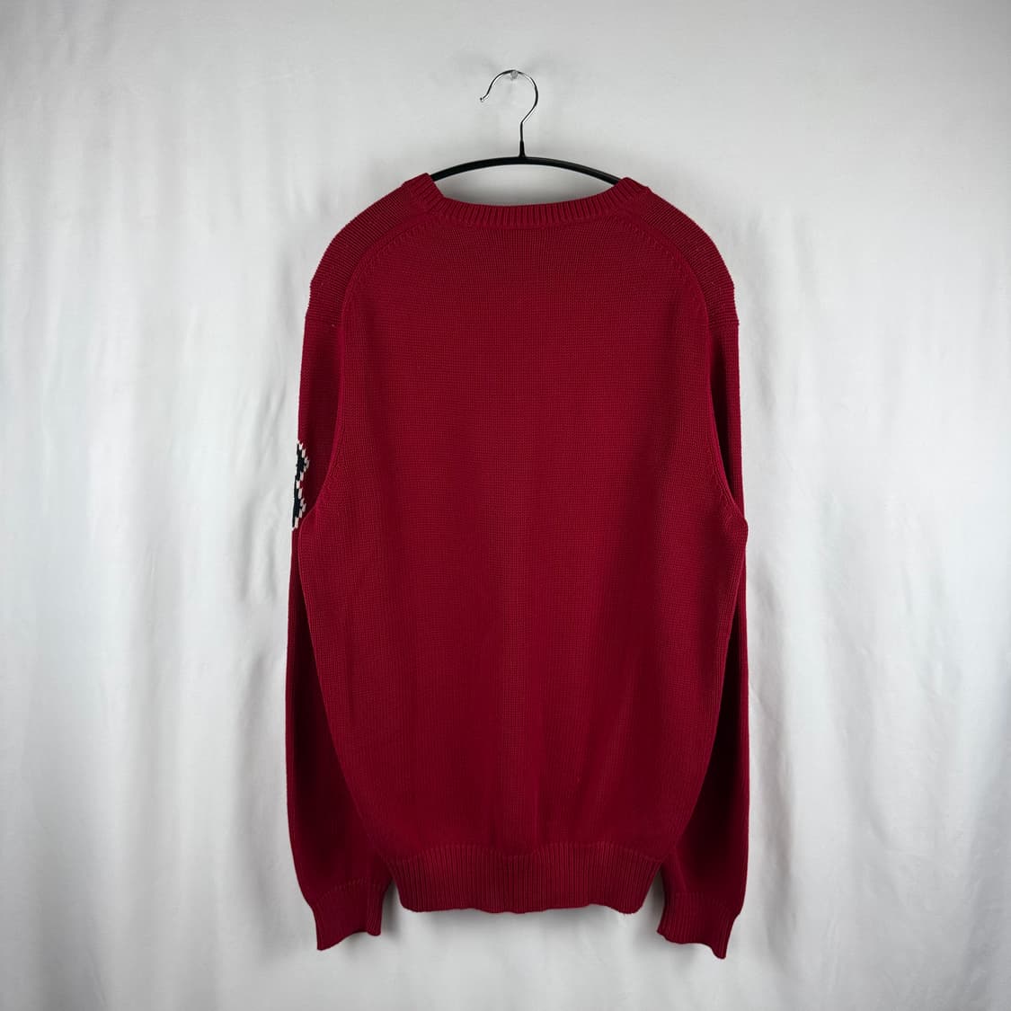 M) 유니클로 X MLB 보스턴레드삭스 라운드 니트 레드 상품이미지6