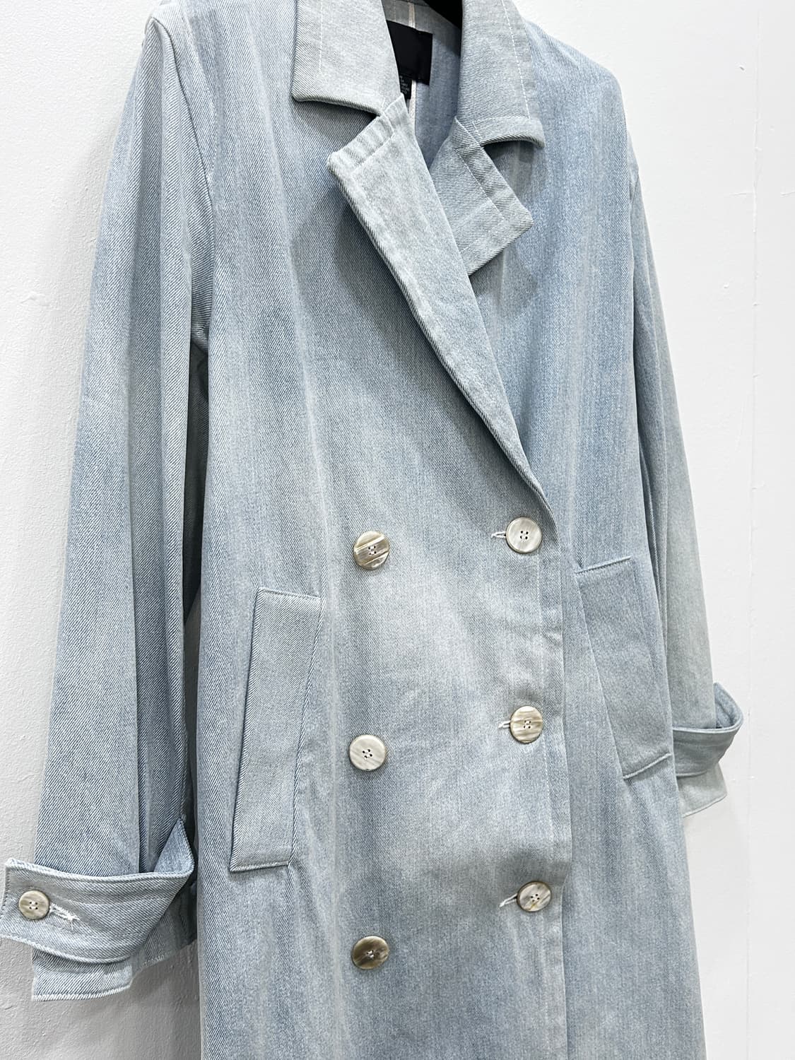 알렉산더왕 디스트로이드 데님 롱코트 여성 XS-S 상품이미지3