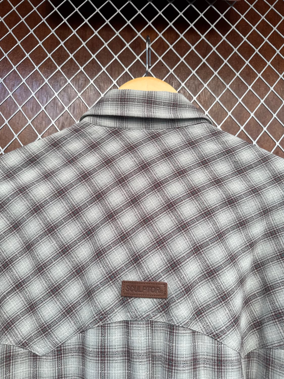 스컬프터 체크 웨스턴 셔츠 롱 원피스 새상품 S 상품이미지10