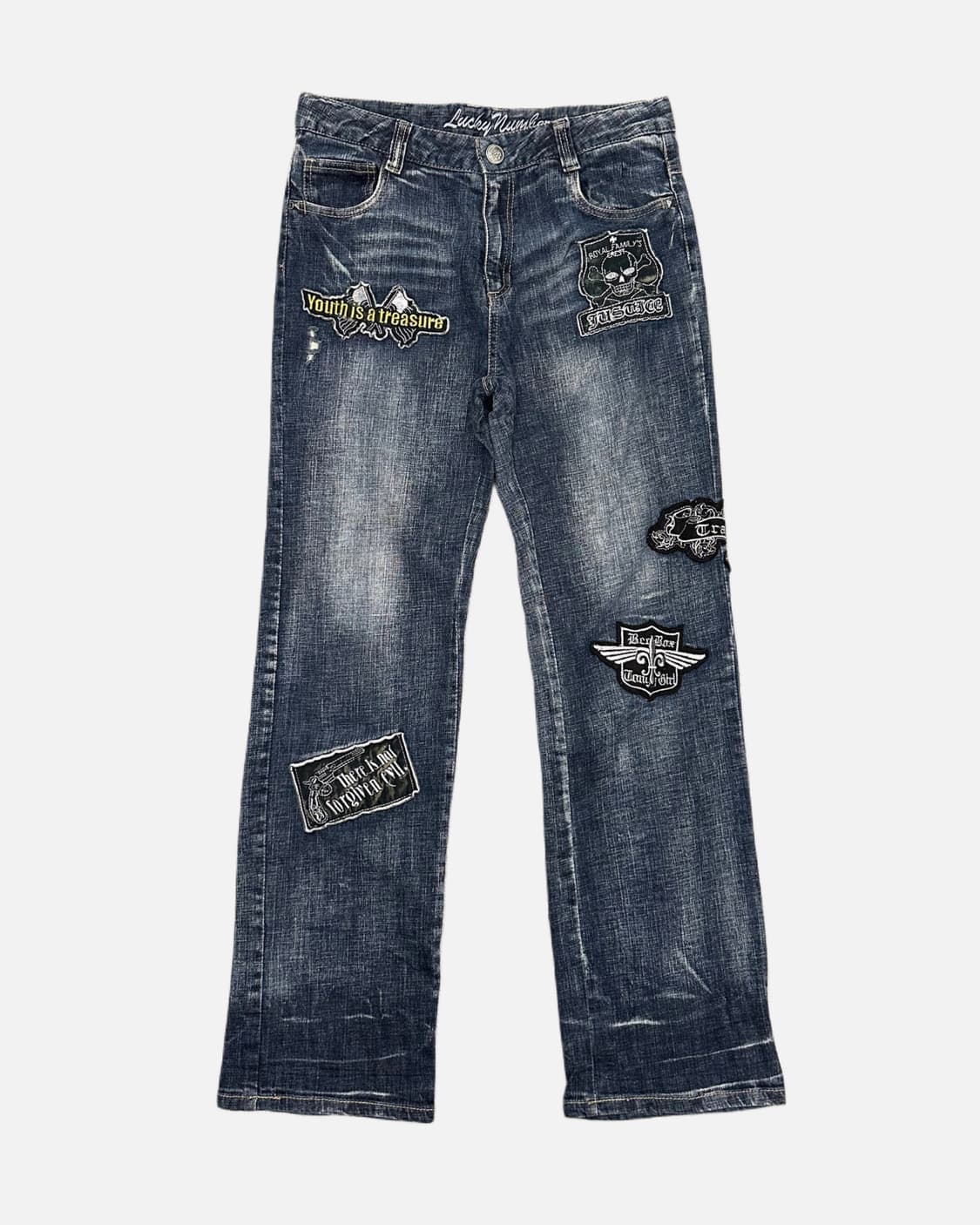 punk patch detail jean 상품이미지1