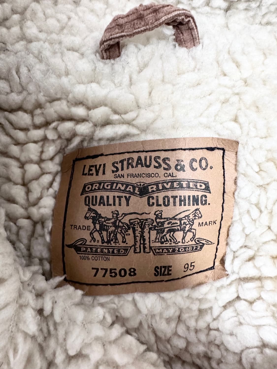 리바이스 브라운 코듀로이 쉐르파 자켓 상품이미지5