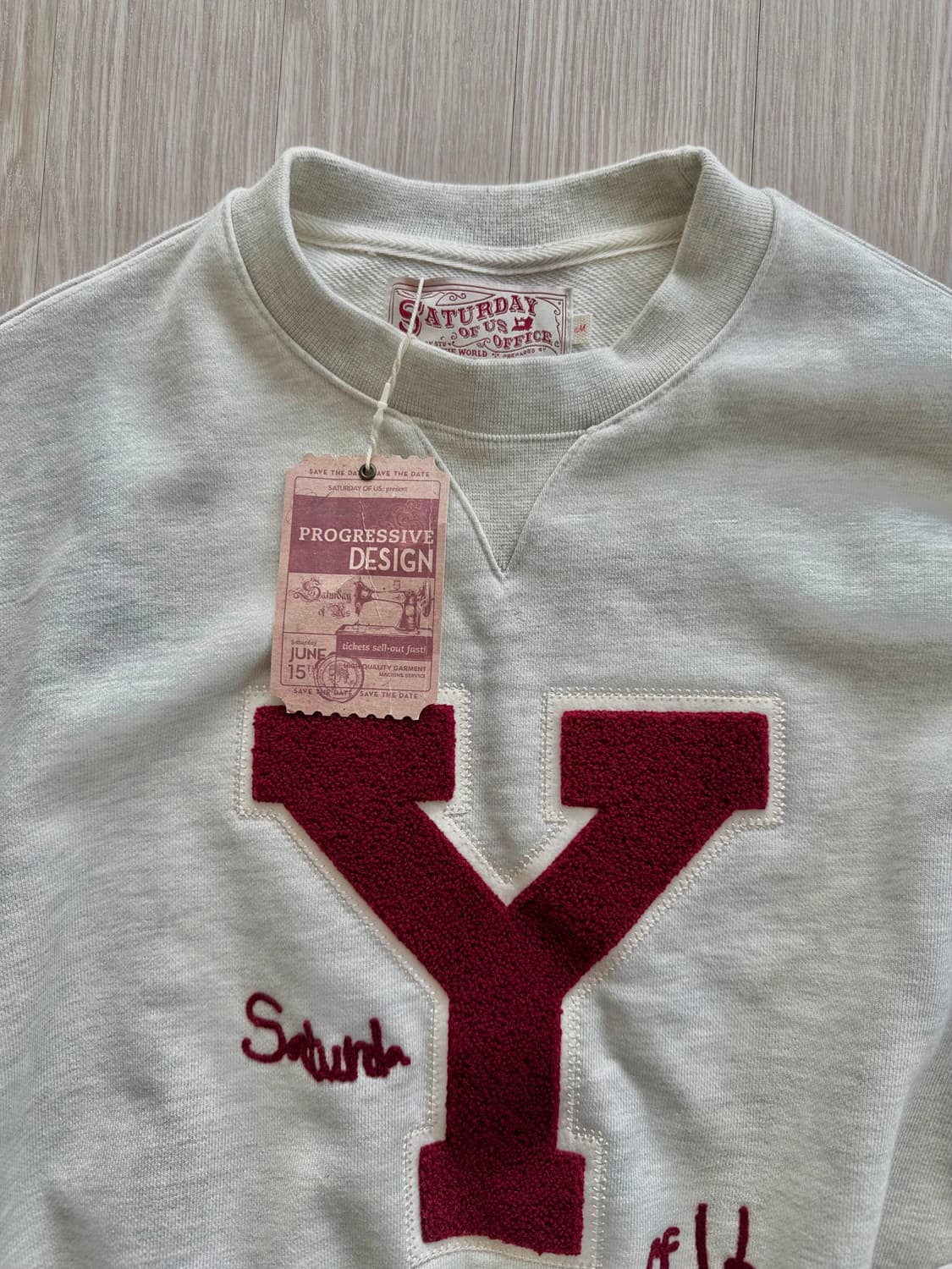 STU Y 로고 스웻셔츠 맨투맨 M 상품이미지4