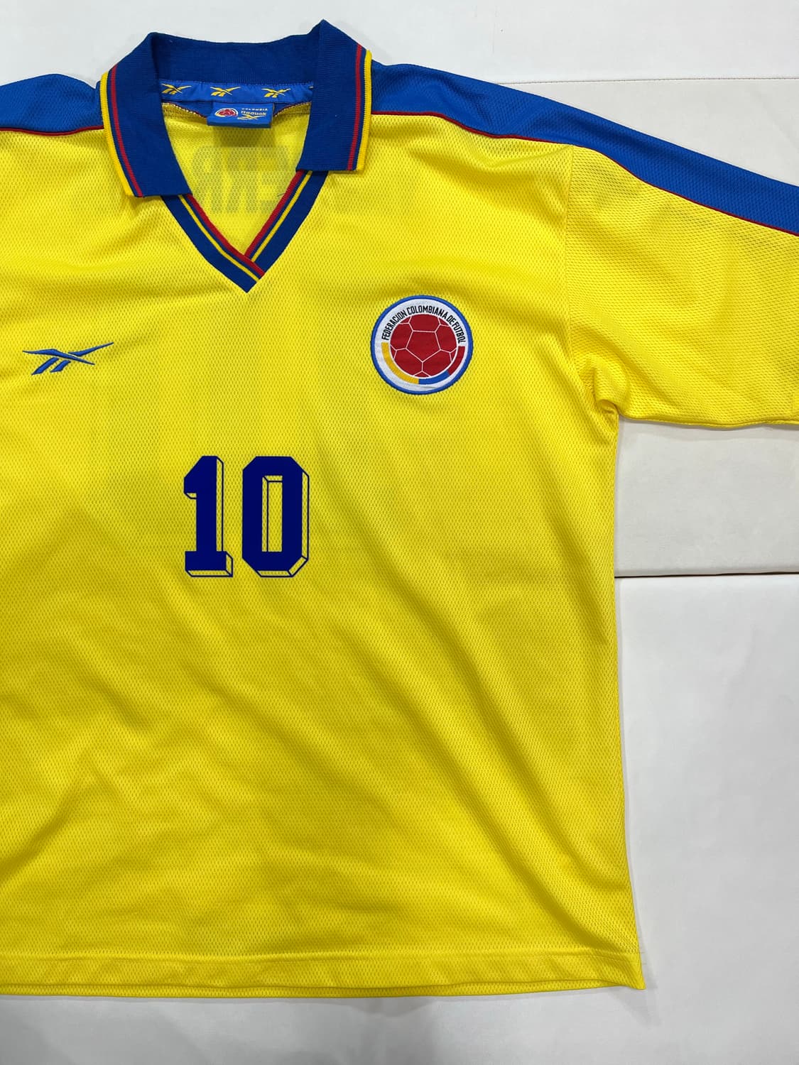 리복 98-99 콜롬비아 홈 카를로스 발데라마 상품이미지6