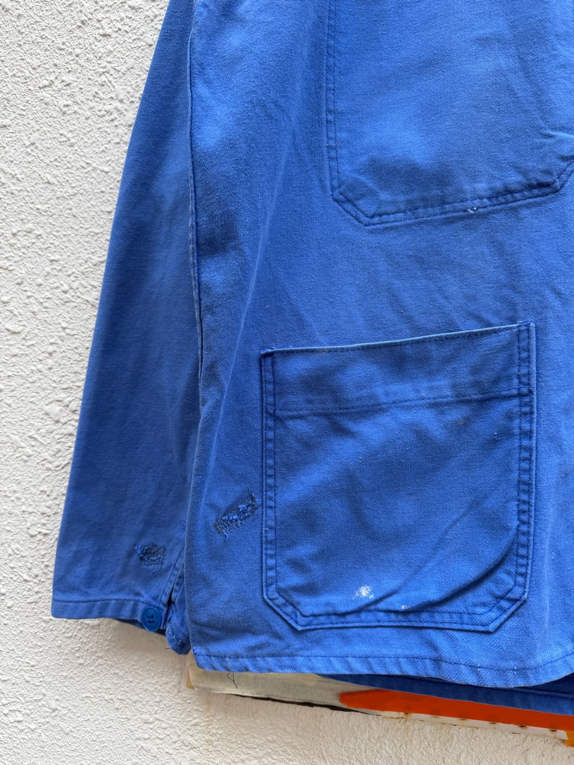 WASHED OPEN COLLAR BORO 보로리페어 프렌치워크자켓 상품이미지7