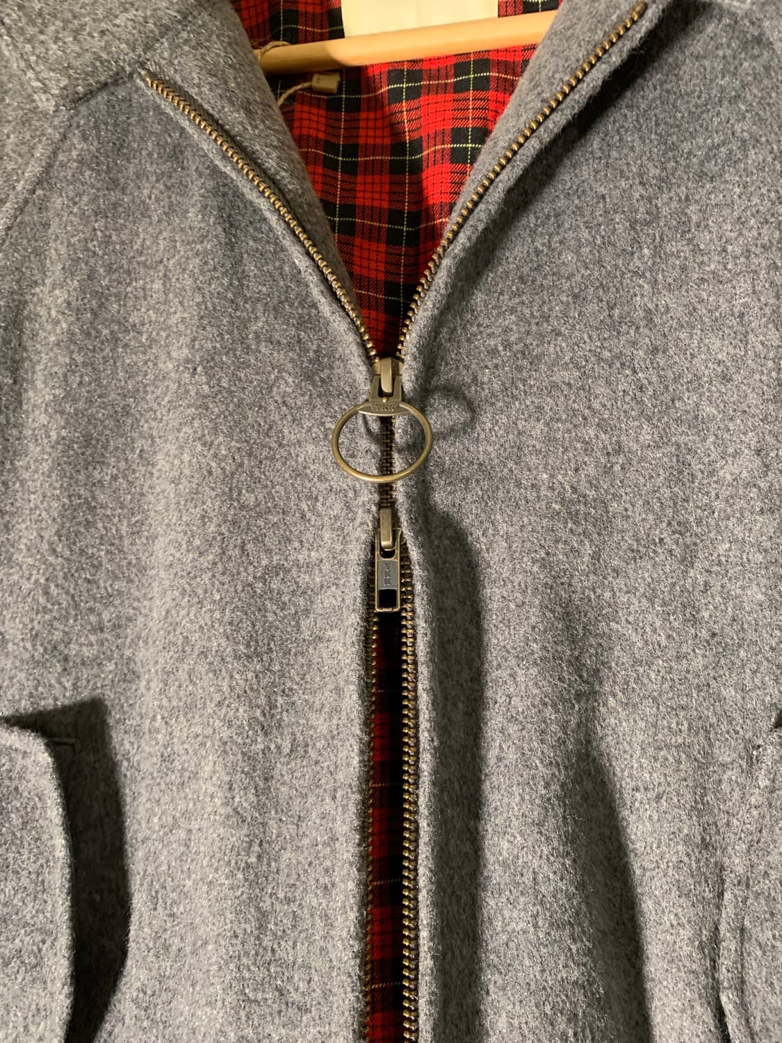 빔즈보이 타탄 체크 투웨이 울 자켓 상품이미지5