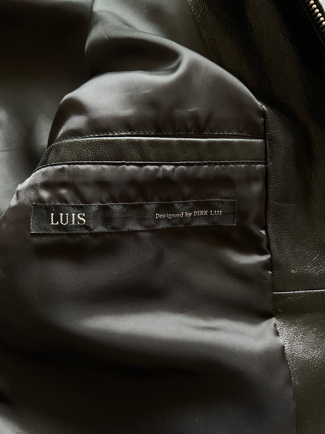 Luis 숄더 패디드 쉽 레더 자켓 상품이미지4