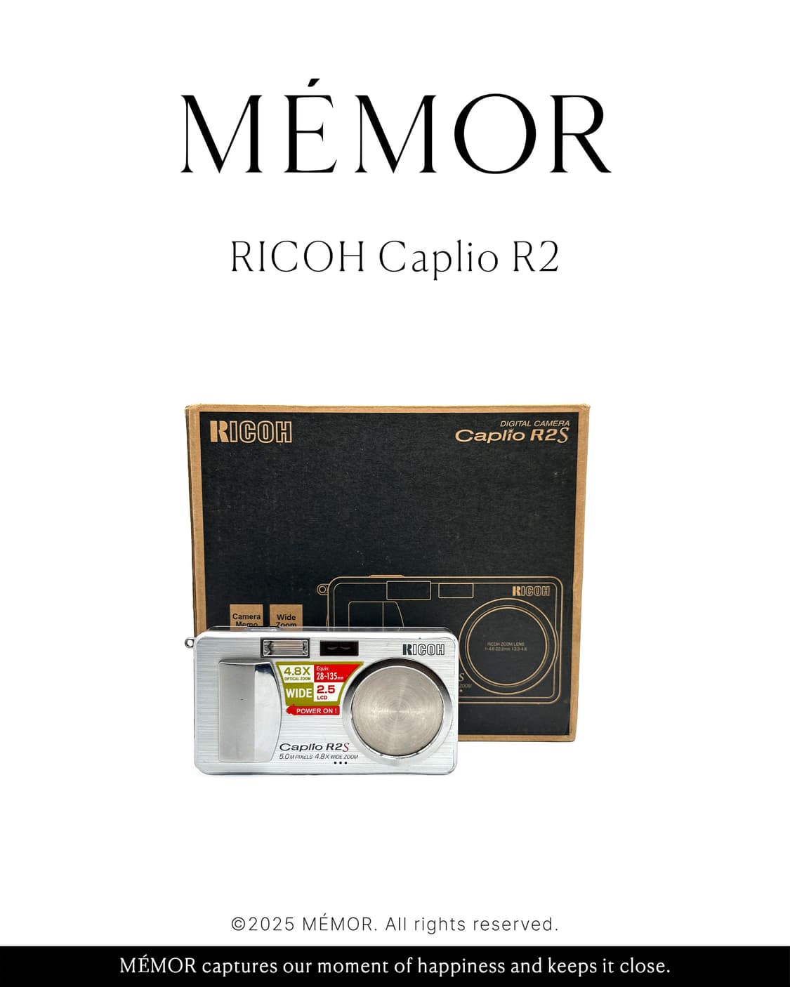 풀박스/노란기없는깨끗한느낌작례✨RICOH Caplio R2 리코 디카 상품이미지6