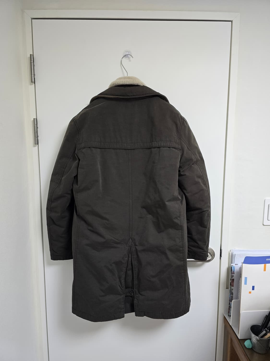 Series 시리즈 양털카라 왁싱 구스다운 코트 95사이즈 상품이미지9