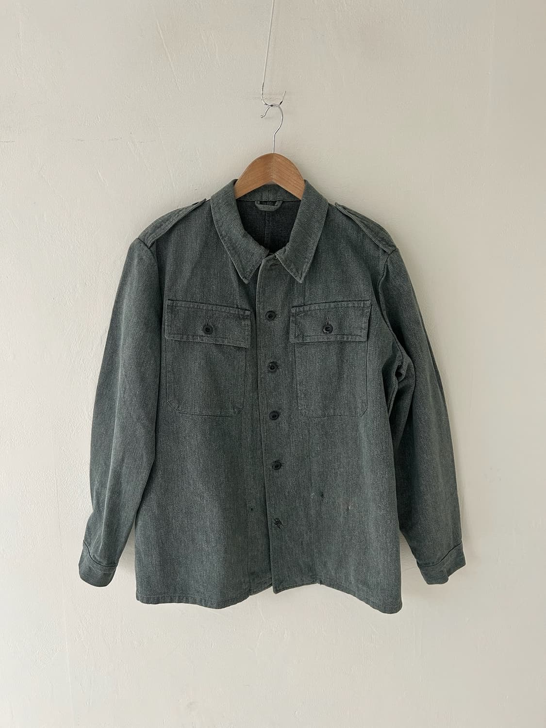 50-60's Swiss army denim Fatigue  Jacket 상품이미지1