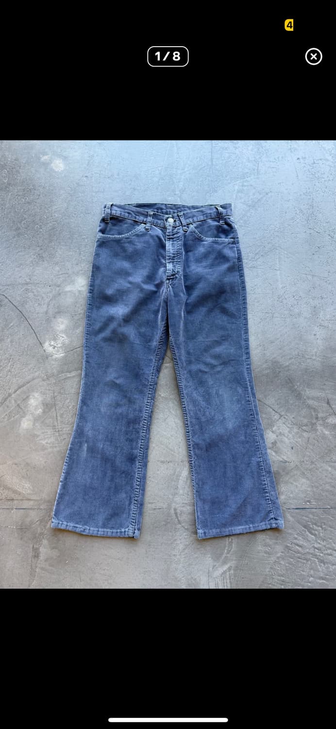 리바이스 70s 646 벨바텀 부츠컷 코듀로이 팬츠 상품이미지1