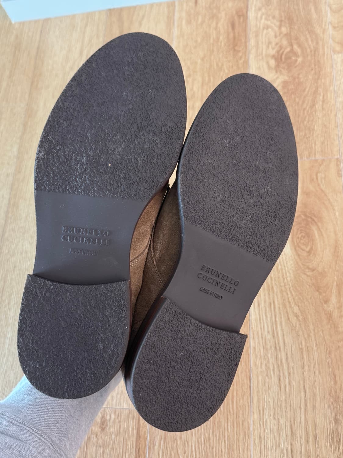 브루넬로 쿠치넬리 스웨이드 더비 슈즈 42 상품이미지7