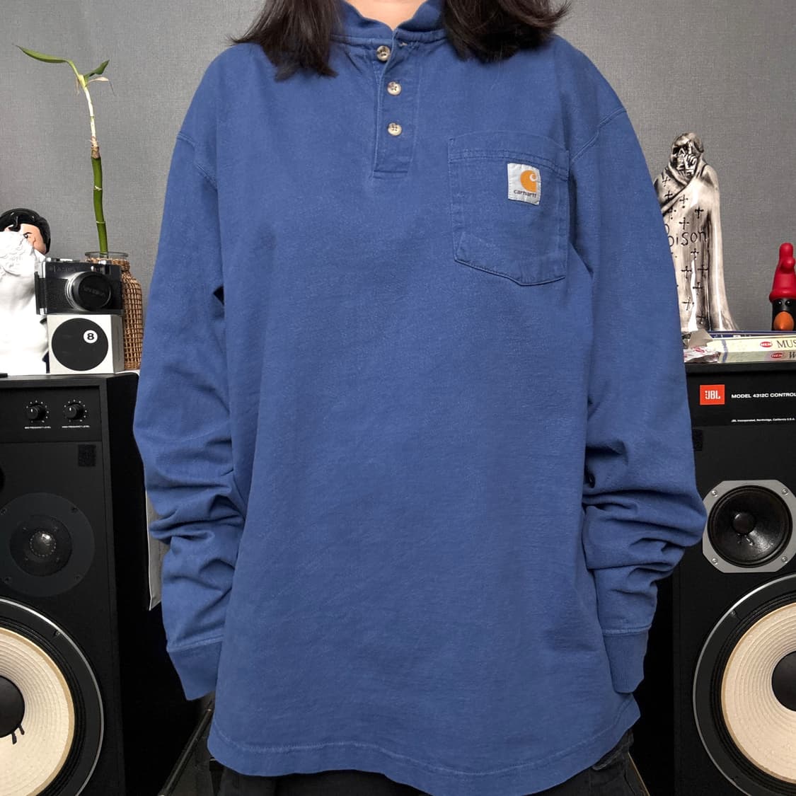 칼하트 헨리넥 롱슬리브 상품이미지1