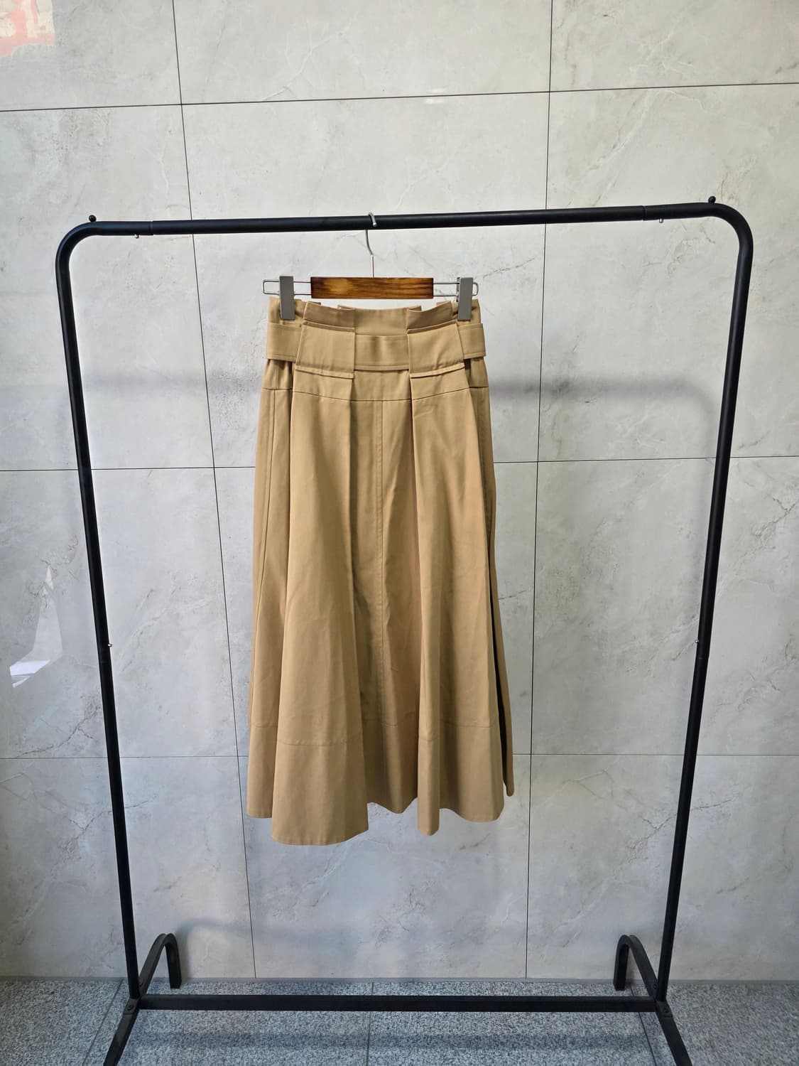 베이지 롱스커트  상품이미지6