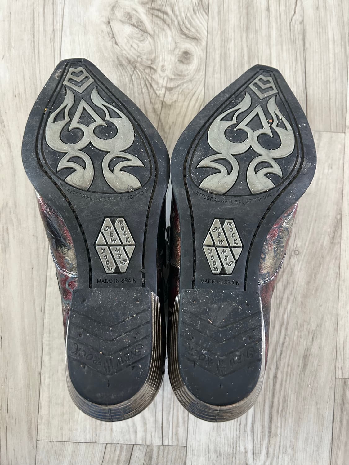 New rock 메탈릭 구두 상품이미지4