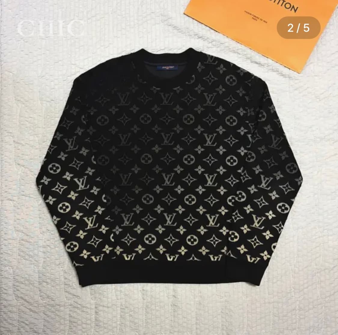 [루이비통 그라디언트 모노그램 필 쿠페 맨투맨 | 한정판] 상품이미지2