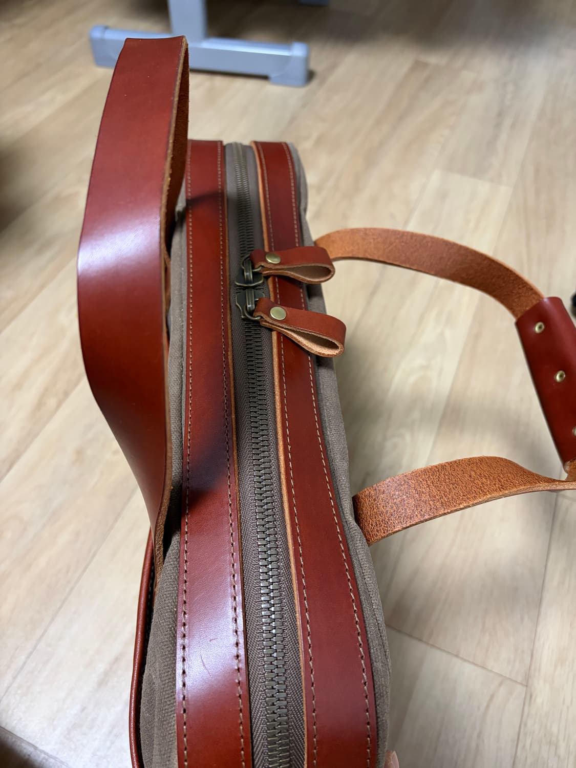 헤비츠 hevitz yawl 왁스캔버스 브리프케이스 새상품 상품이미지3