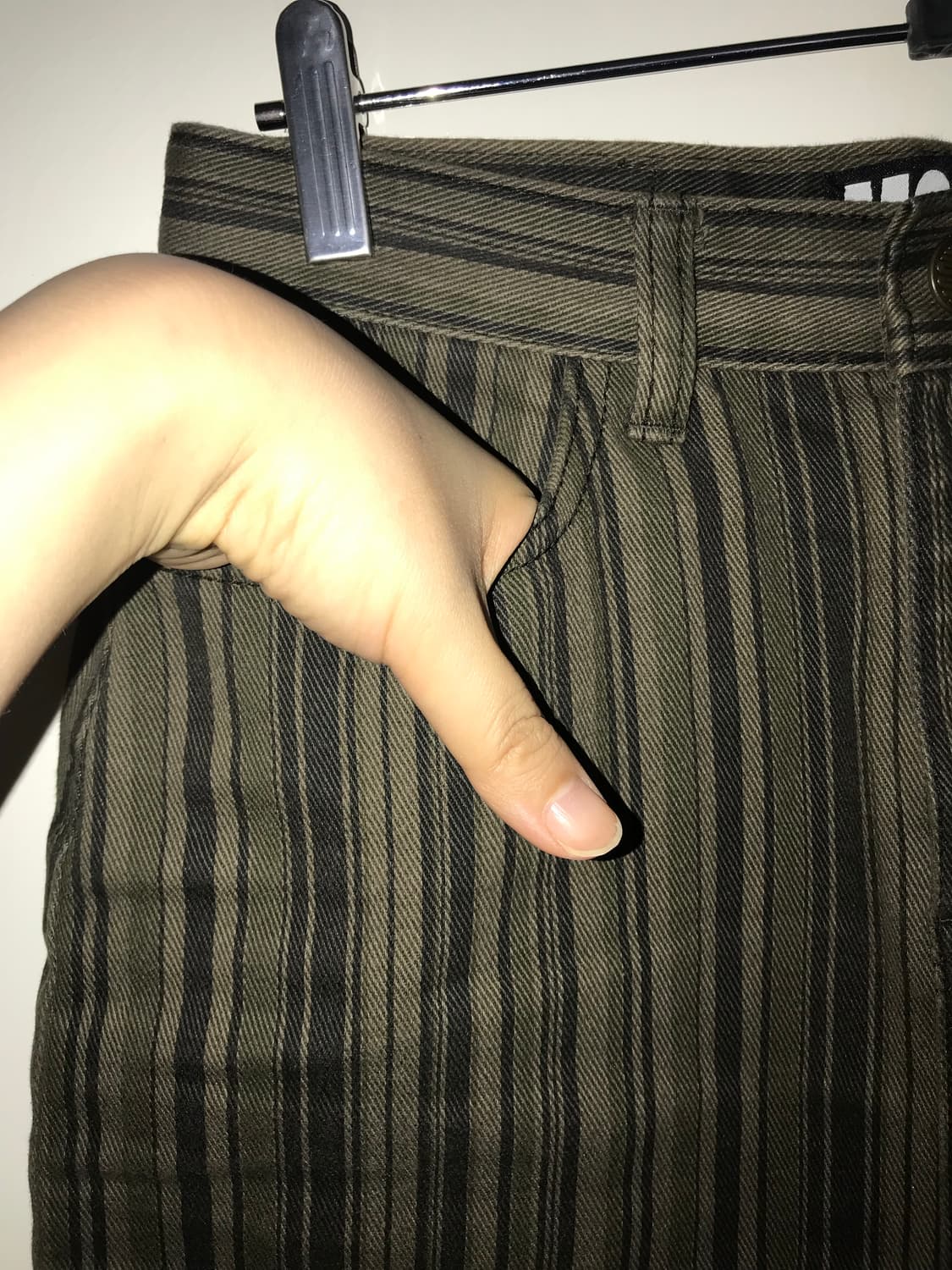 MSCHF Stripe Pattern Denim Mini Skirt 상품이미지9