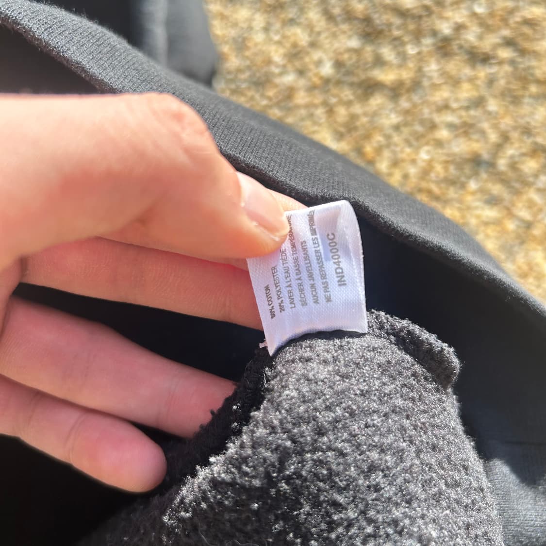 오베이 스펠로고 블랙 후드티 상품이미지5