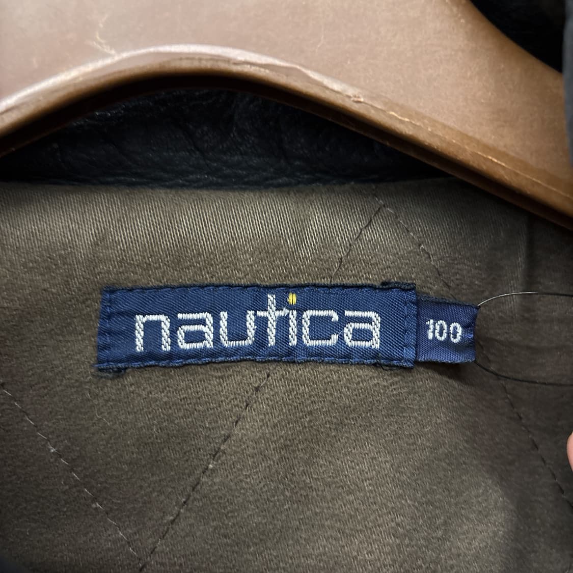 90s 노티카 한국생산 디어스킨 블루종 봄버자켓 N939 상품이미지8