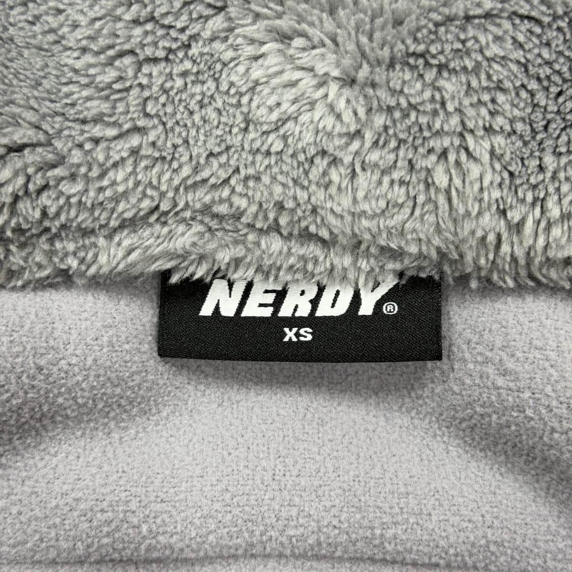 널디 우먼스 크롭 2WAY 블락 플리스자켓 그레이 XS 상품이미지7