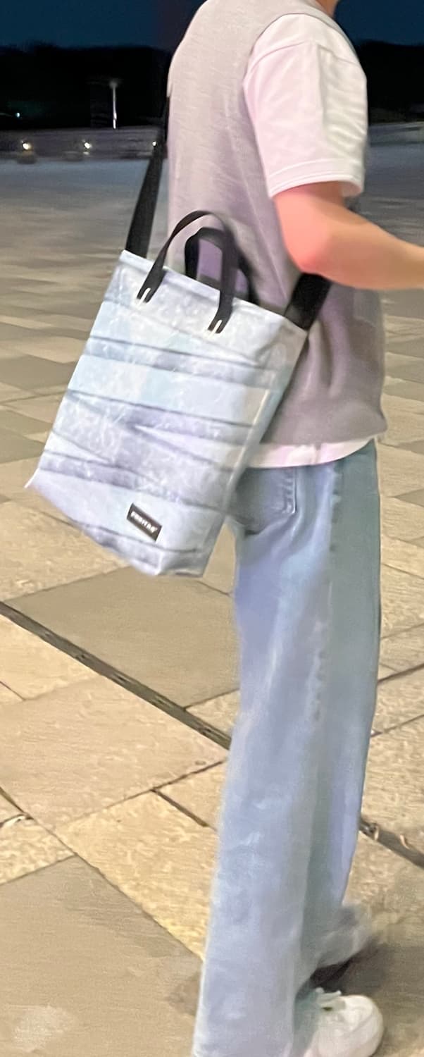 🌟프라이탁 리랜드 유니크모델 블루 스트라이프 민트택(ㅇ) 상품이미지5