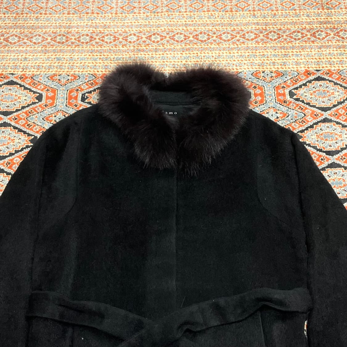 아다모 블랙 알파카100 코트 여성66 상품이미지2