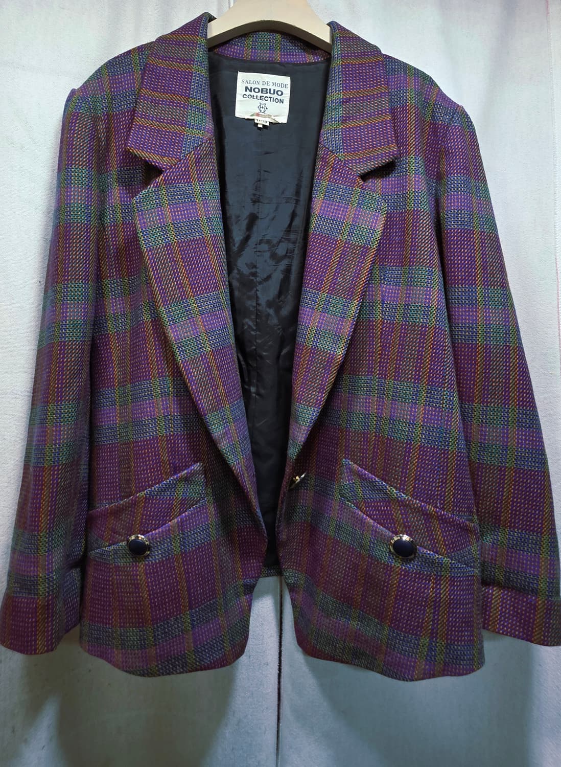 일본 체크자켓  상품이미지2