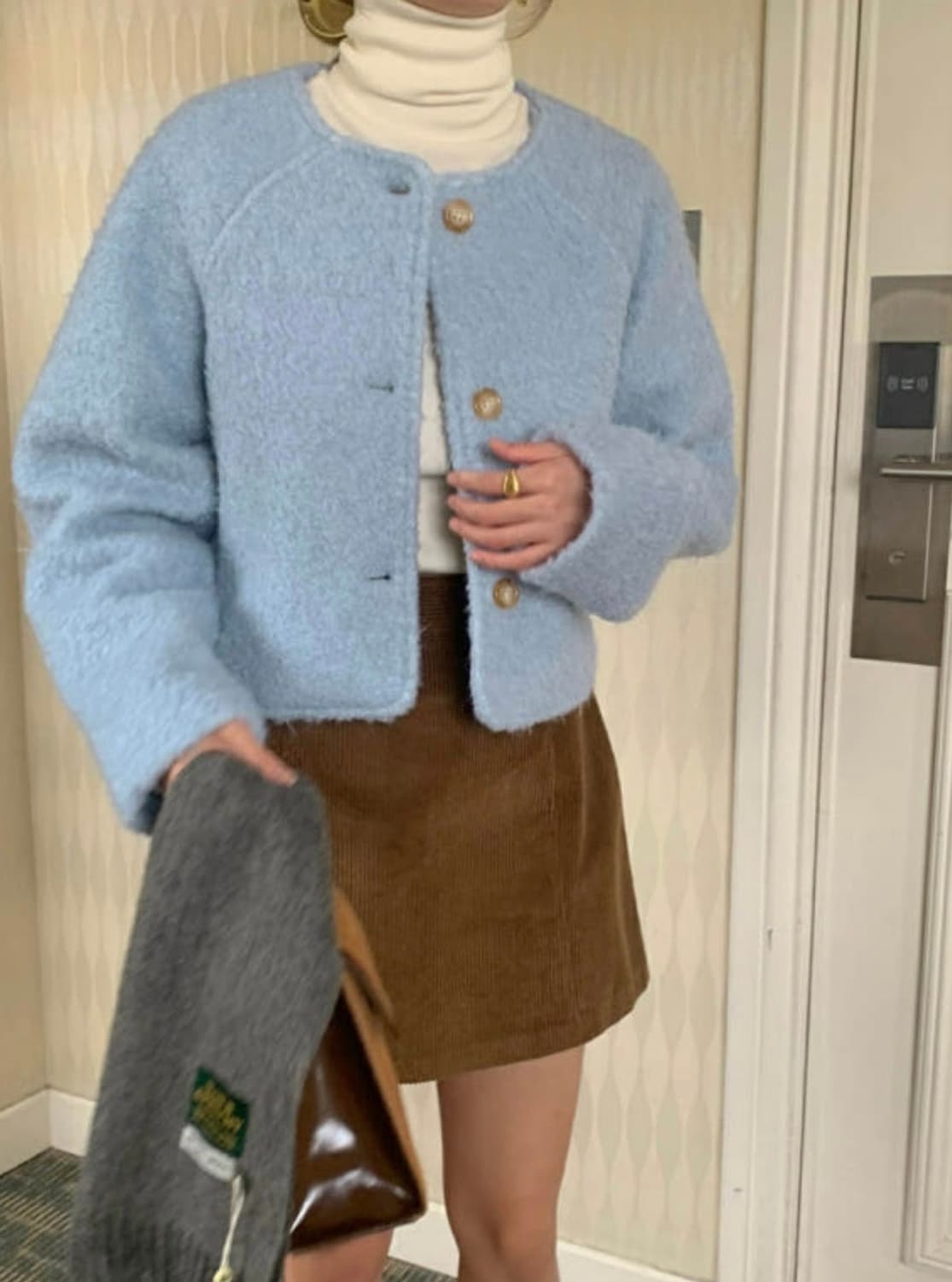 (최종가격 / 새상품) 슬로우비 그랜마 울자켓 상품이미지7