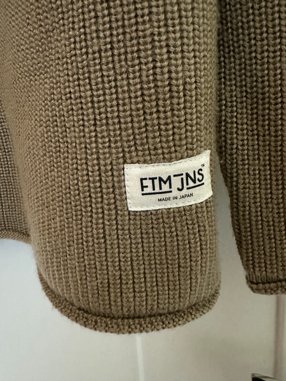 FACTOTUM JEANS 베이지색 니트 스웨터 상품이미지4