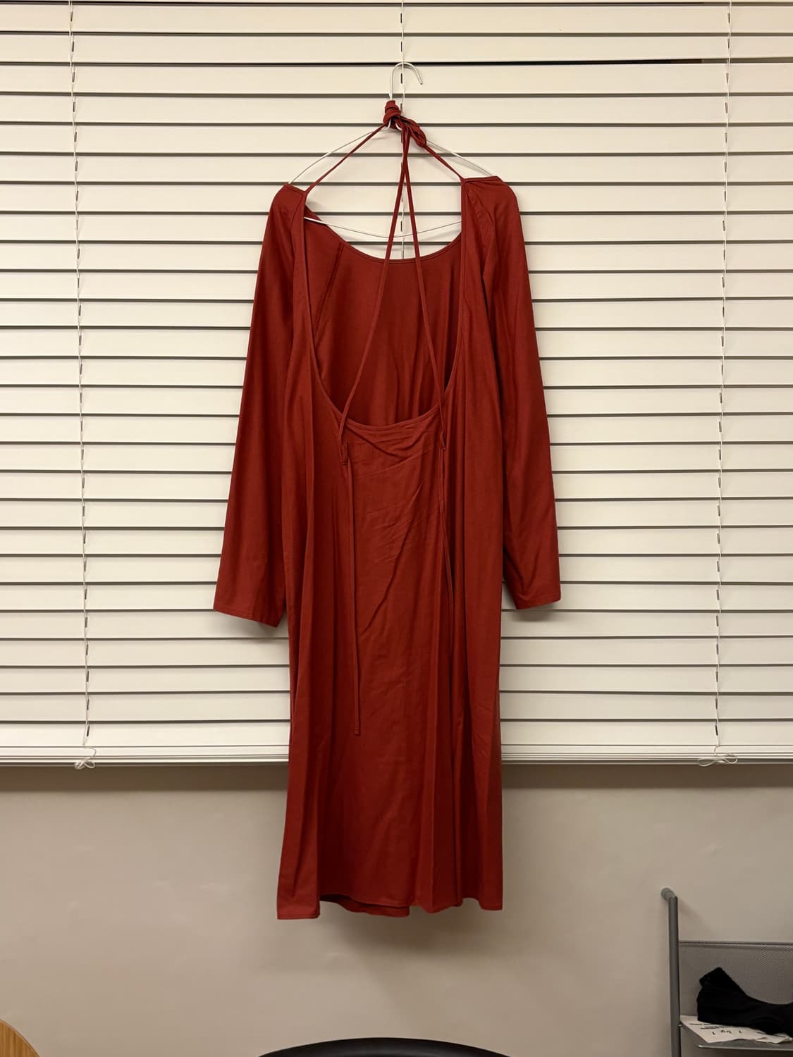 OTAY LONGSLEEVE DRESS(RUBIA RED) 상품이미지2