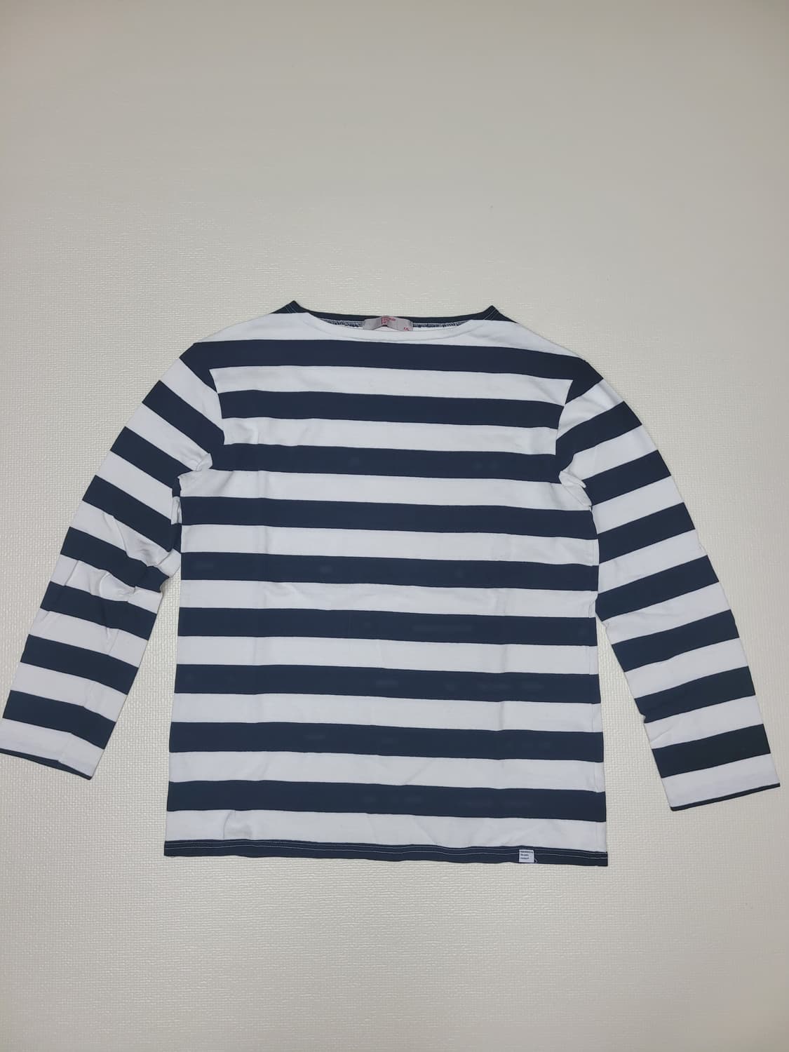 에잇세컨즈 8seconds 스트라이프 긴팔 티셔츠 XXL 블랙 상품이미지1